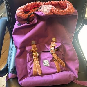Herschel purple backpack